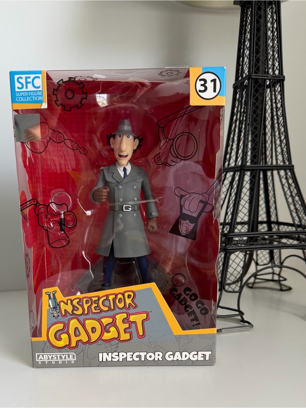 Inspector Gadget Action Figure - Grey Coat, Blue Pants -